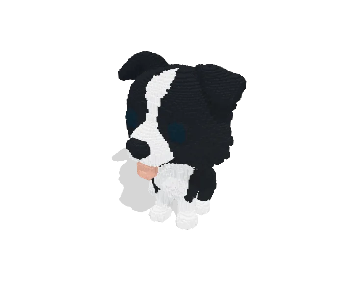 Dog Figurine brick model