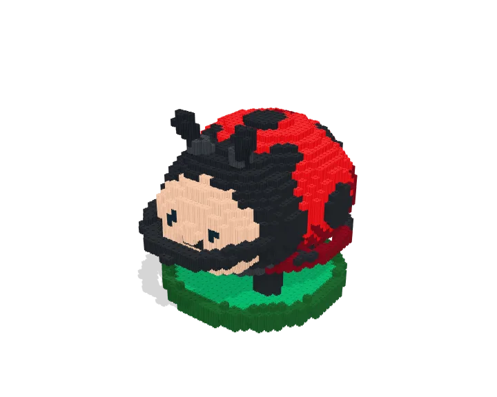 Ladybug brick model