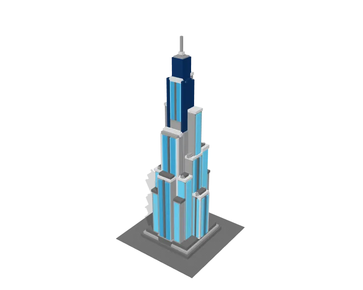 Landmark 81 brick model