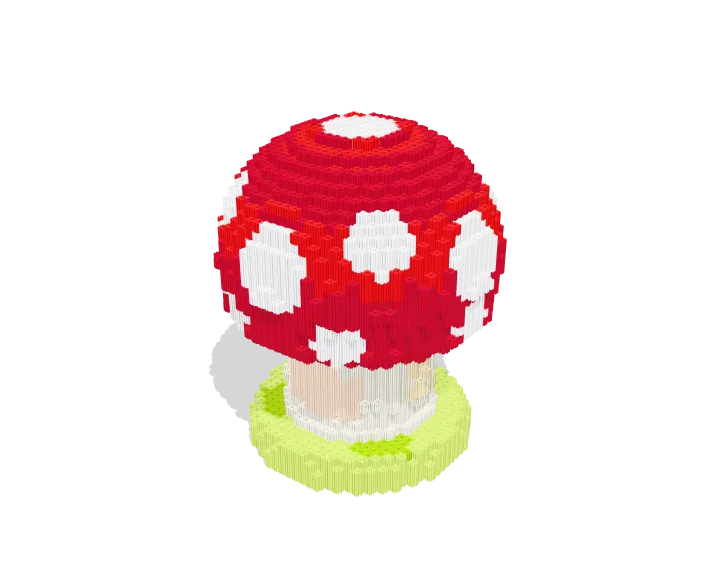Spotty Mushroom brick model